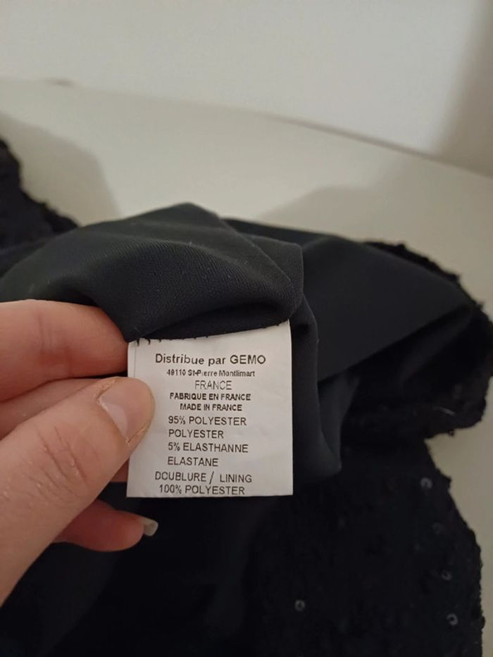Robe noire chaude à sequins Zara taille S 36 - photo numéro 8