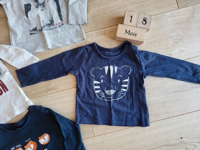 Lot tshirts manches longues bébé garçon petits prix - photo numéro 3