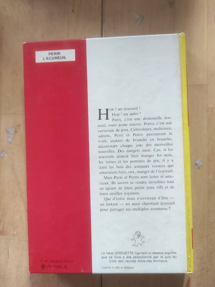 Perri l'écureuil Félix Salten Hachette Idéal-Bibliothèque 1971 - photo numéro 3