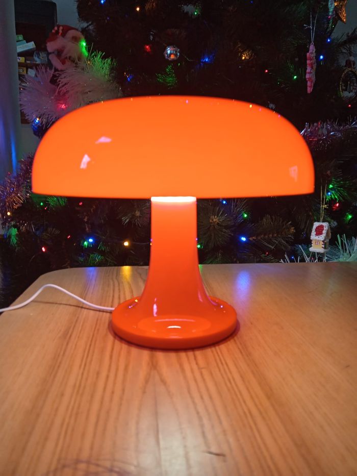 Lampe design vintage neuve champignon orange - photo numéro 2