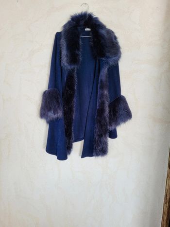 Poncho fourrure taille unique