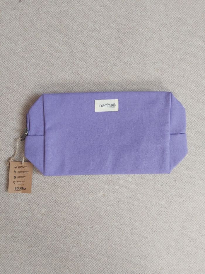 Trousse de toilette mauve neuve - Manahé - photo numéro 8