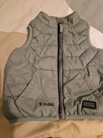 Doudoune sans manche 9 mois