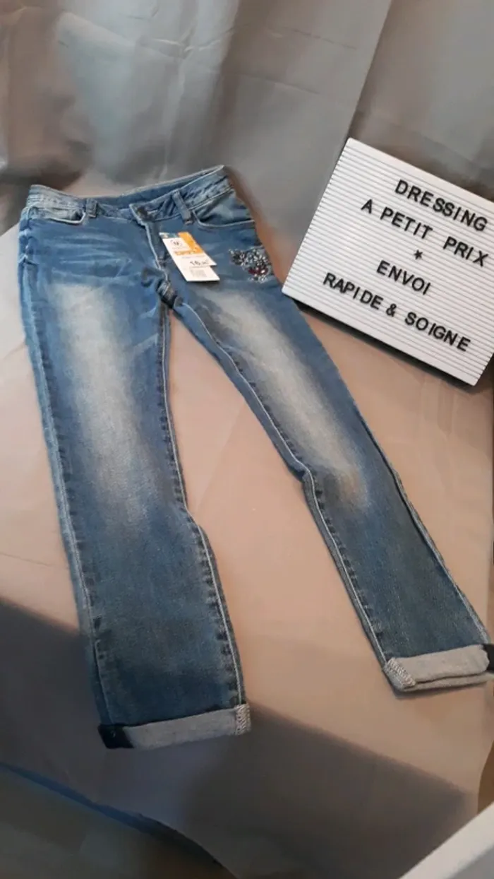 Jeans a revers 10 ans