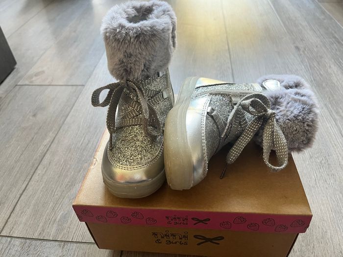 Bottes hiver Argentés enfant - photo numéro 2