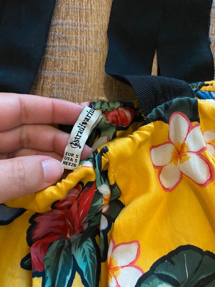 Crop top fleuri taille 36 Stradivarius - photo numéro 3