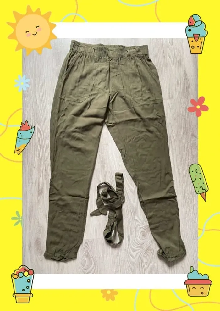 Pantalon Deeluxe women XS 34 kaki