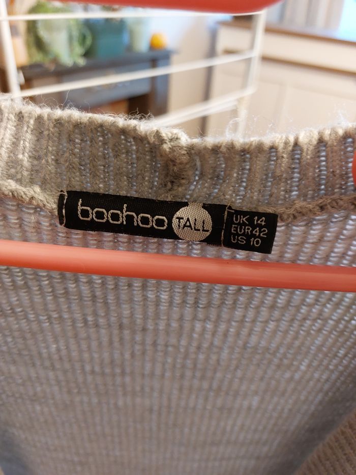 Gilet  long femme gris