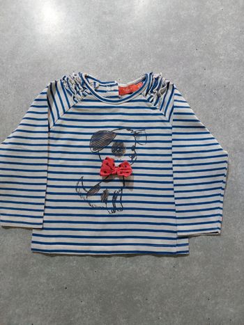 T-shirt rayé Tissaia