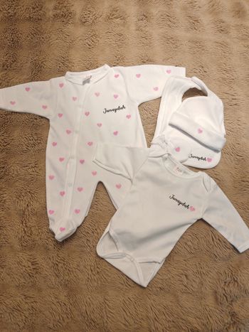 Ensemble tenue de naissance 