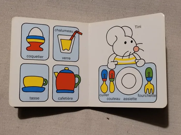 4 livres Bambou l'éléphant et Tini la souris- vintage - photo numéro 5