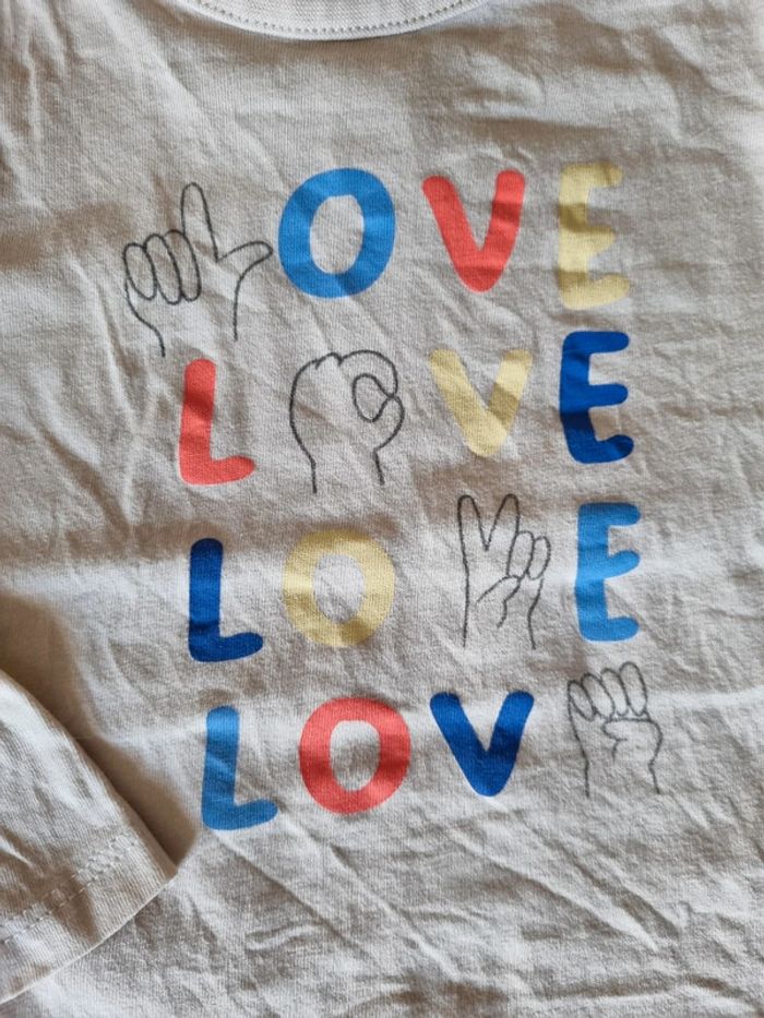 Lot de 2 t-shirt ML 24 mois - photo numéro 3