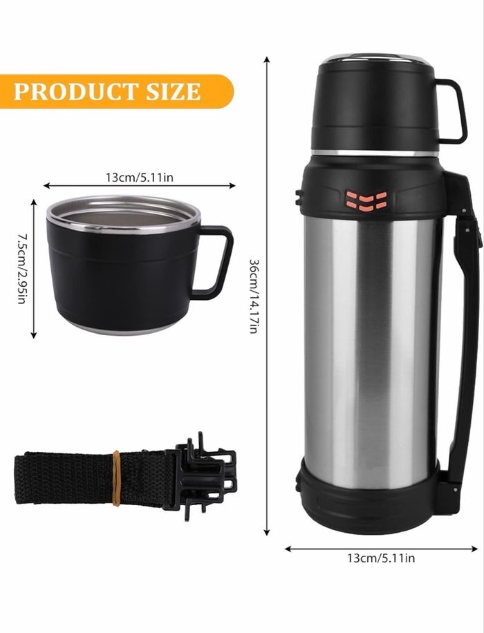 Bouteille isotherme en acier inoxydable - photo numéro 3