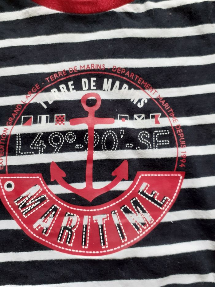 T-shirt Terre de marins 10 ans - photo numéro 2