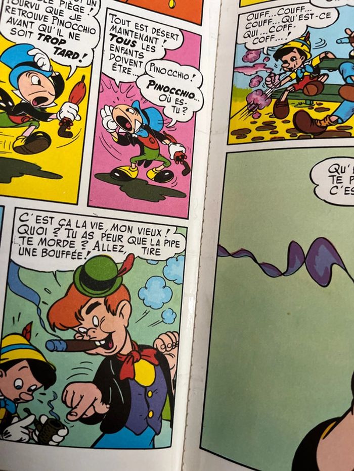 BD vintage Pinocchio Walt Disney 1975 - photo numéro 9