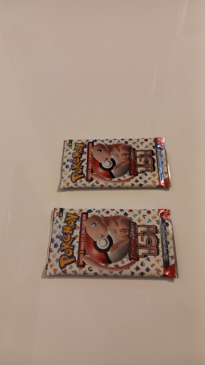 2 boosters Pokemon 151 - photo numéro 2