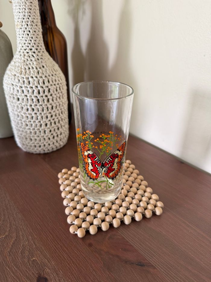Verre papillon - Vintage - photo numéro 4