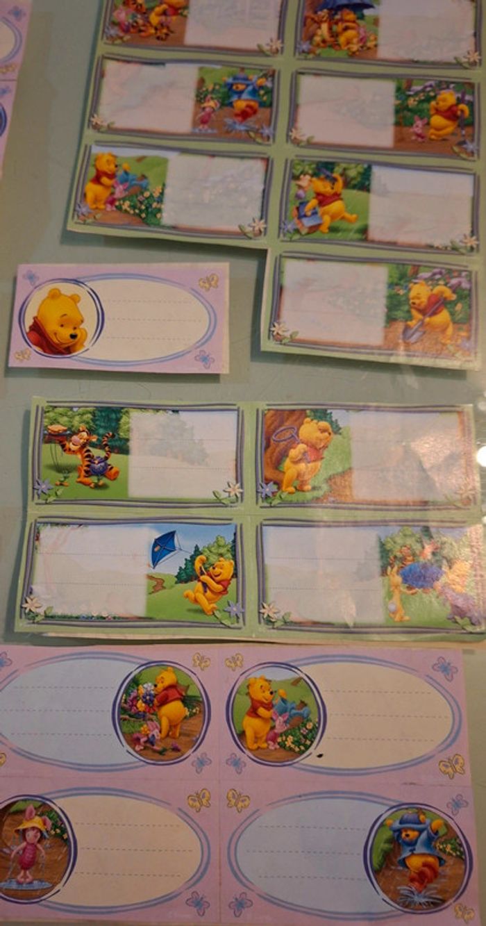 46 étiquettes de Winnie l ourson - photo numéro 4