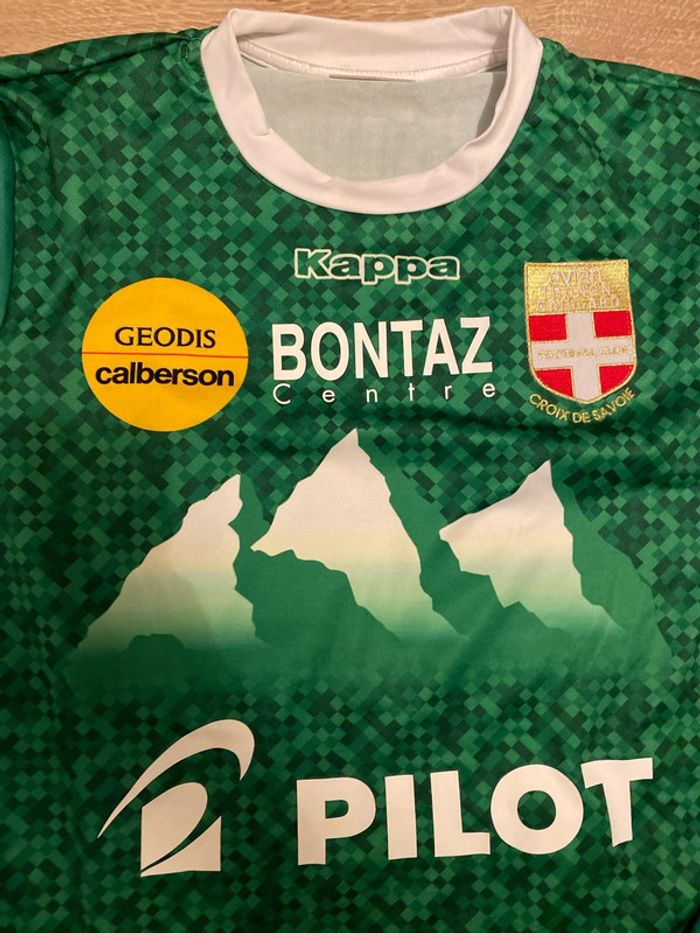 Maillot porté evian thonon gaillard - photo numéro 2