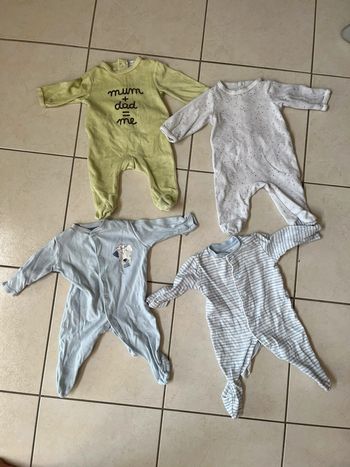 Lot pijama 3 mois