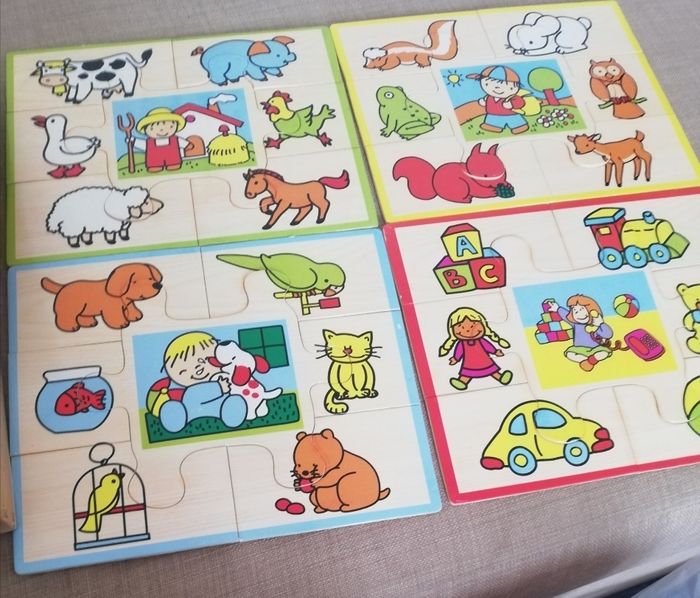 Puzzle en bois avec boîte de rangement - photo numéro 4