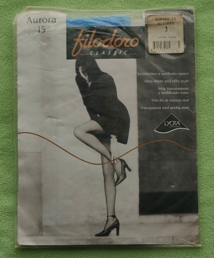 Collant azur Filodoro taille 3