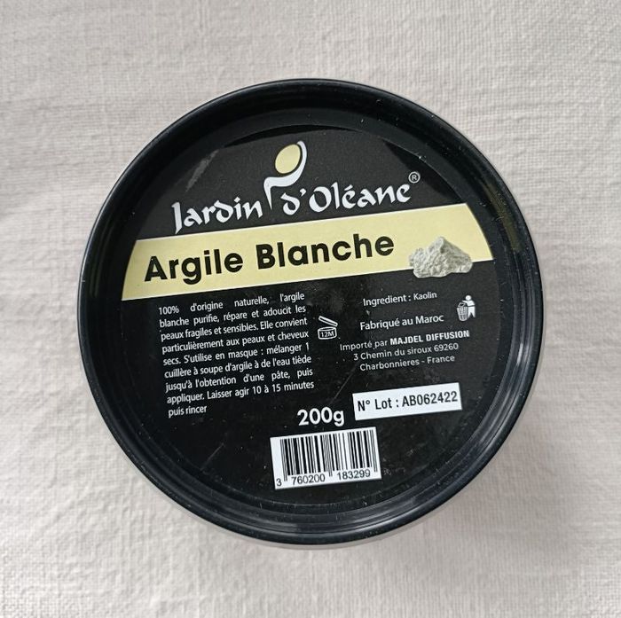 200g d'argile blanche jardin d'oléane