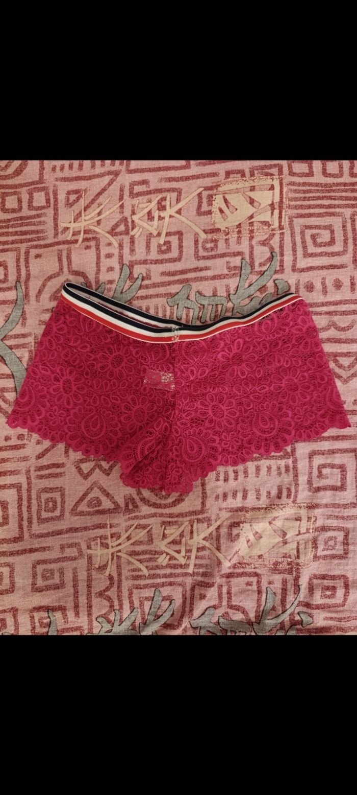Culotte short rose a dentelle - photo numéro 2