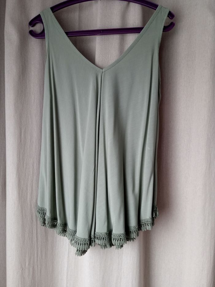 Débardeur vert taille unique - photo numéro 4