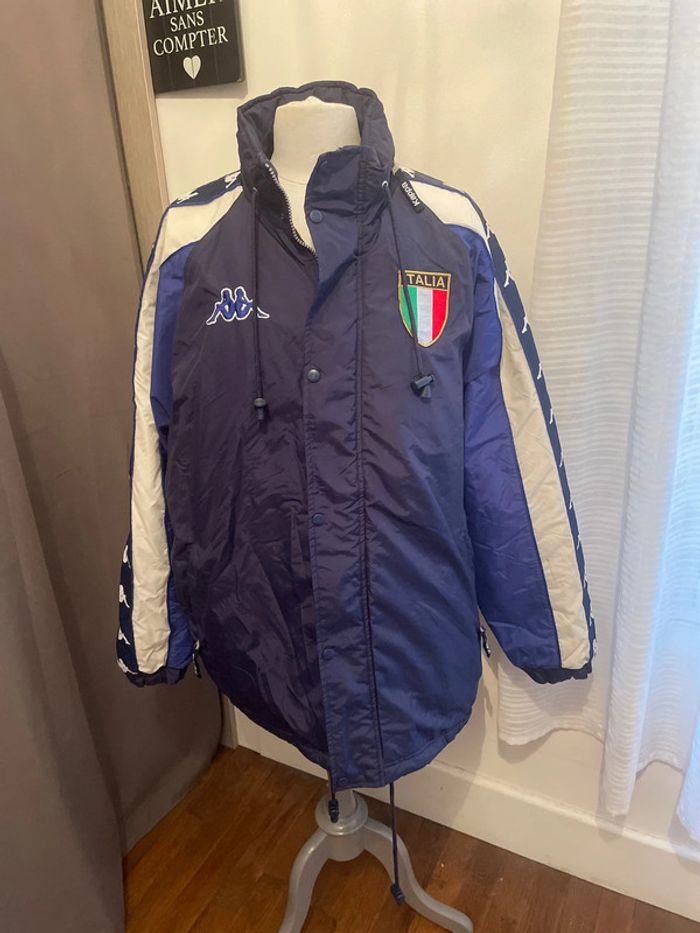 Veste vintage Kappa Italia – coupe-vent équipe d’Italie – taille L/XL