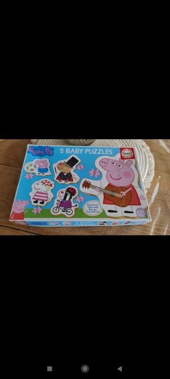 5 baby puzzle Peppa pig