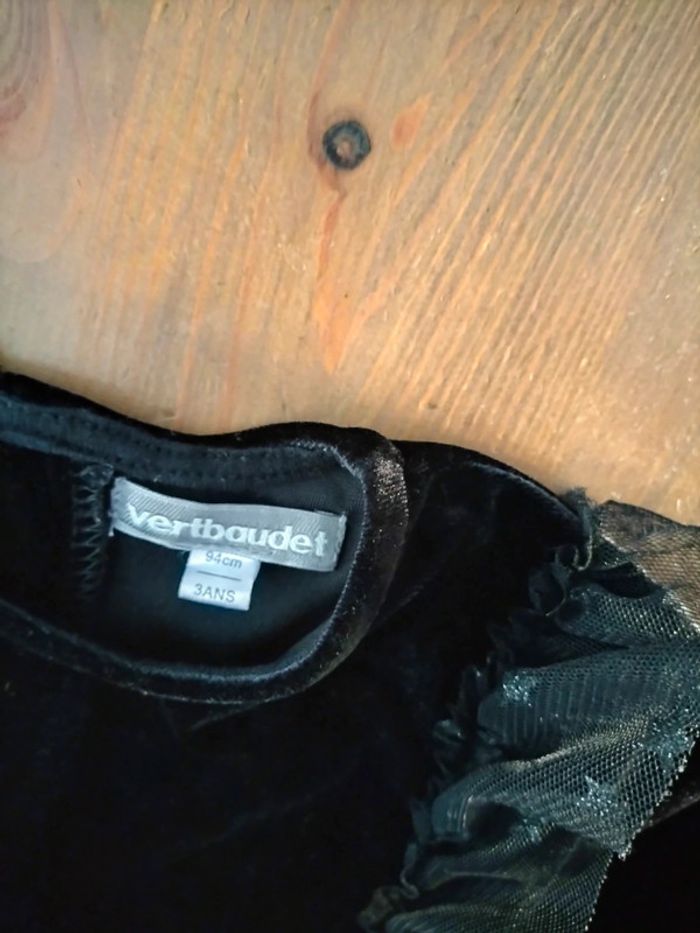 Robe velours noir 36 mois - photo numéro 2