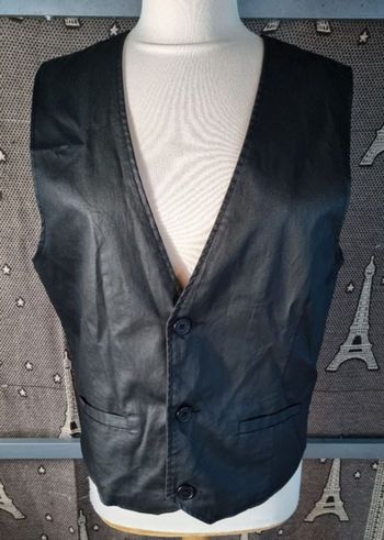 Gilet de costume noir taille L