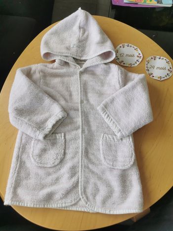Peignoir de bain bébé fille 12/24mois jacadi