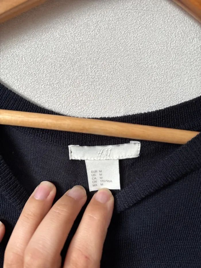 Pull chemise fin taille M - photo numéro 2