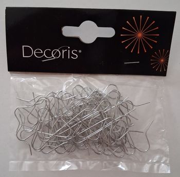 Crochets en métal pour les suspensions de sapin