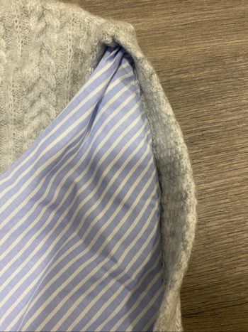 Magnifique pull en laine effet superposés nouvelle collection