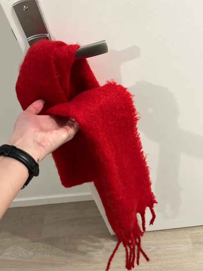 Écharpe rouge - photo numéro 2
