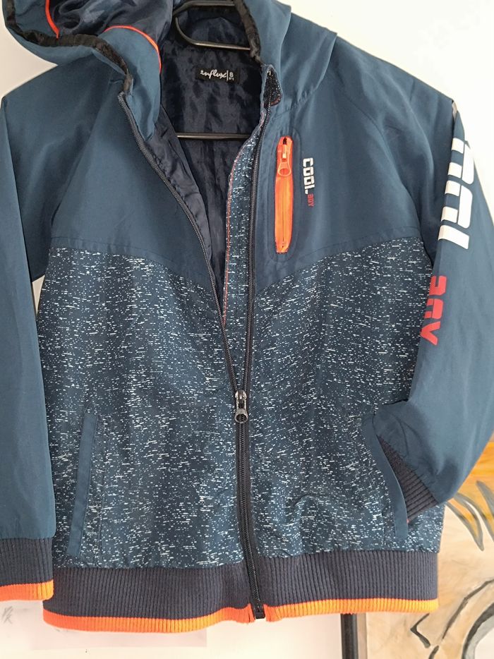 Veste - 8ans garçon 🧡🩵 - photo numéro 2