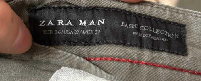 Jeans vert Zara - photo numéro 8
