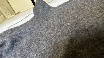 Col roulé cachemire gris 