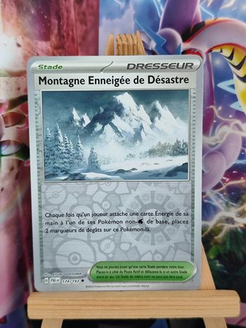 Montagne enneigée de désastre reverse 174/193 évolutions à Paldea