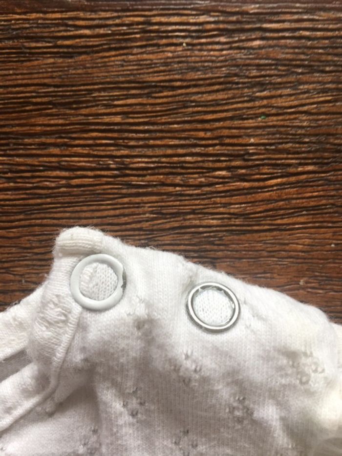 T-shirt manches courtes blanc/ 6mois - photo numéro 3