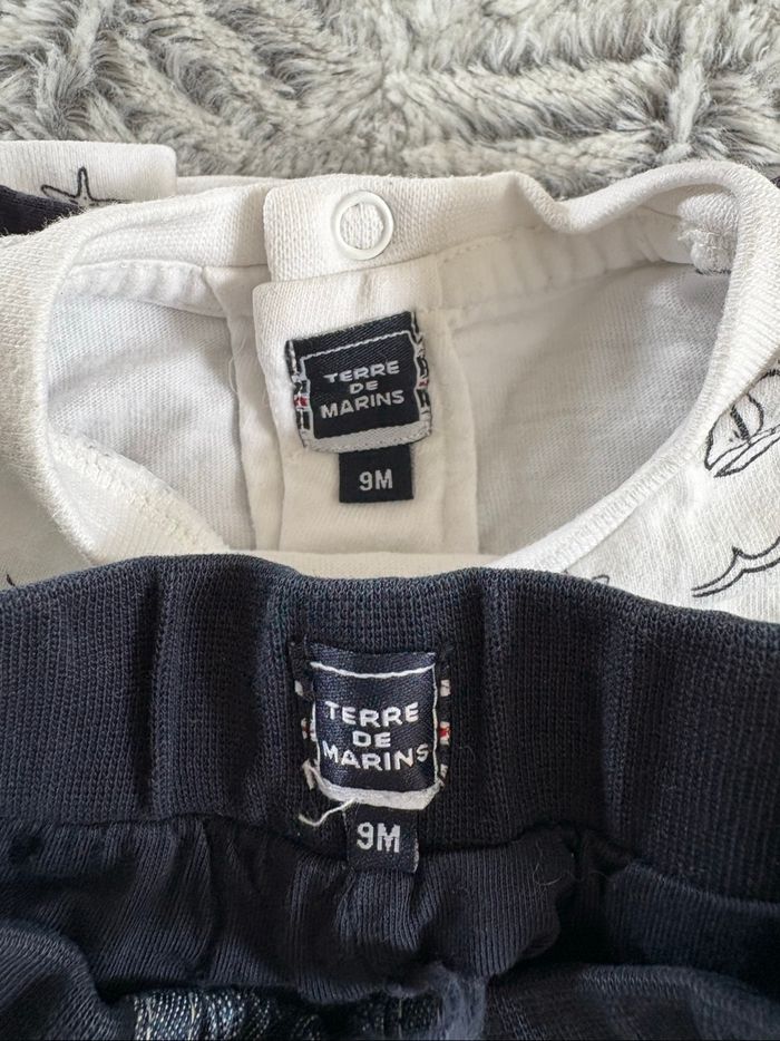 Ensemble t-shirt et jean Terre de Marins 9 mois - photo numéro 4