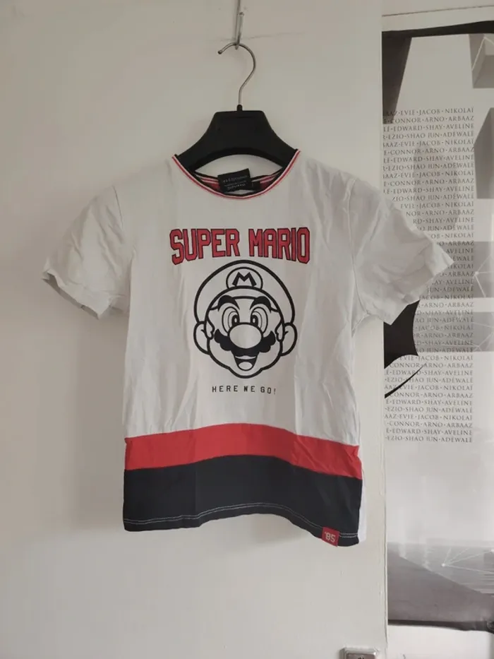 Tee-shirt super Mario 10 ans