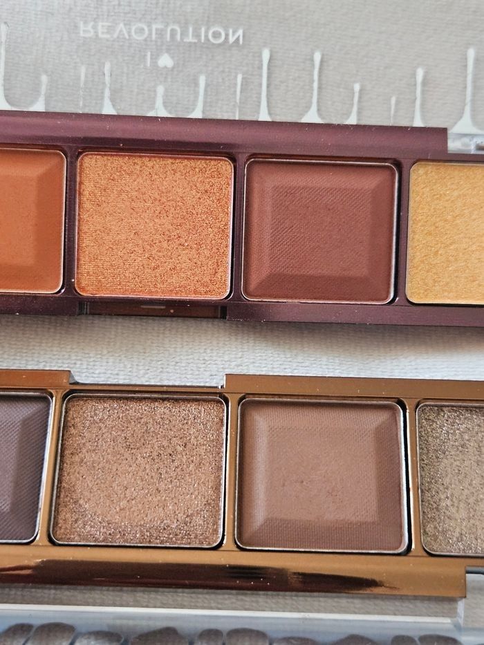 Palettes fards à paupières smoky/tons bruns orangés REVOLUTION - photo numéro 5