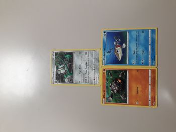 Noacier + Charbi + Embrochet lot de 3 cartes Pokémon neuves