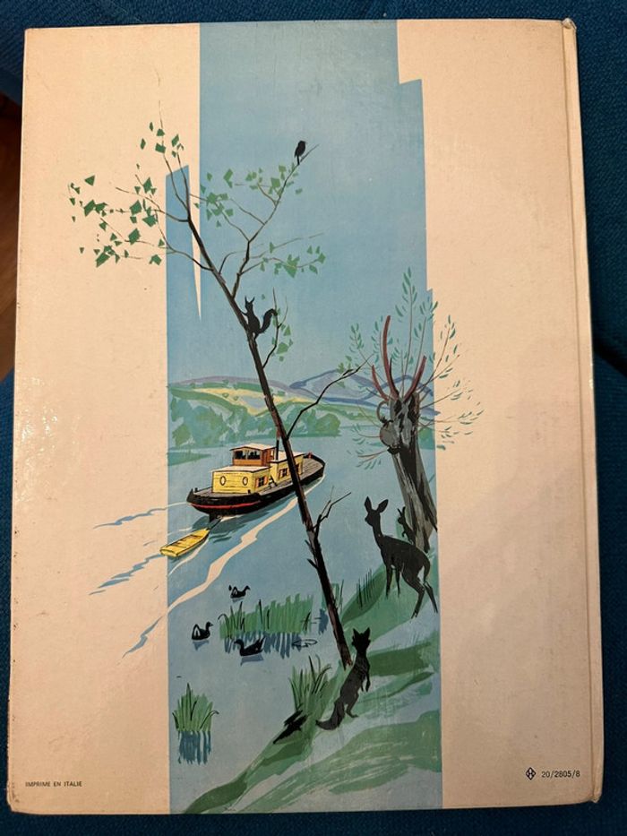 Livre ancien Fanfan et sa péniche 1970 Grands albums Hachette Pierre Probst auteur Caroline bd - photo numéro 2