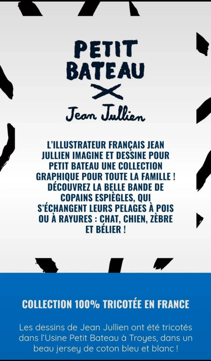 Sweat petit bateau par l'illustrateur Jean Jullien - photo numéro 7