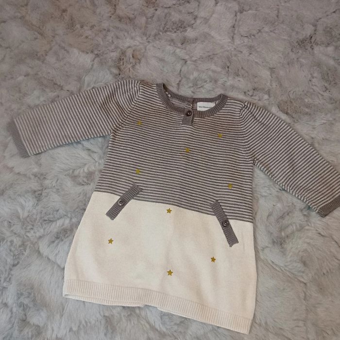 Superbe ensemble en maille robe et legging 6 mois 🌹 Verbaudet 🌹 très bon état - photo numéro 2